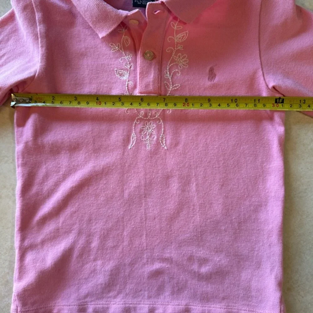 Ralph Lauren Pink Shirt Top Girls 6